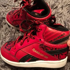 Marvel Iron Man Edition Reeboks for toddlers